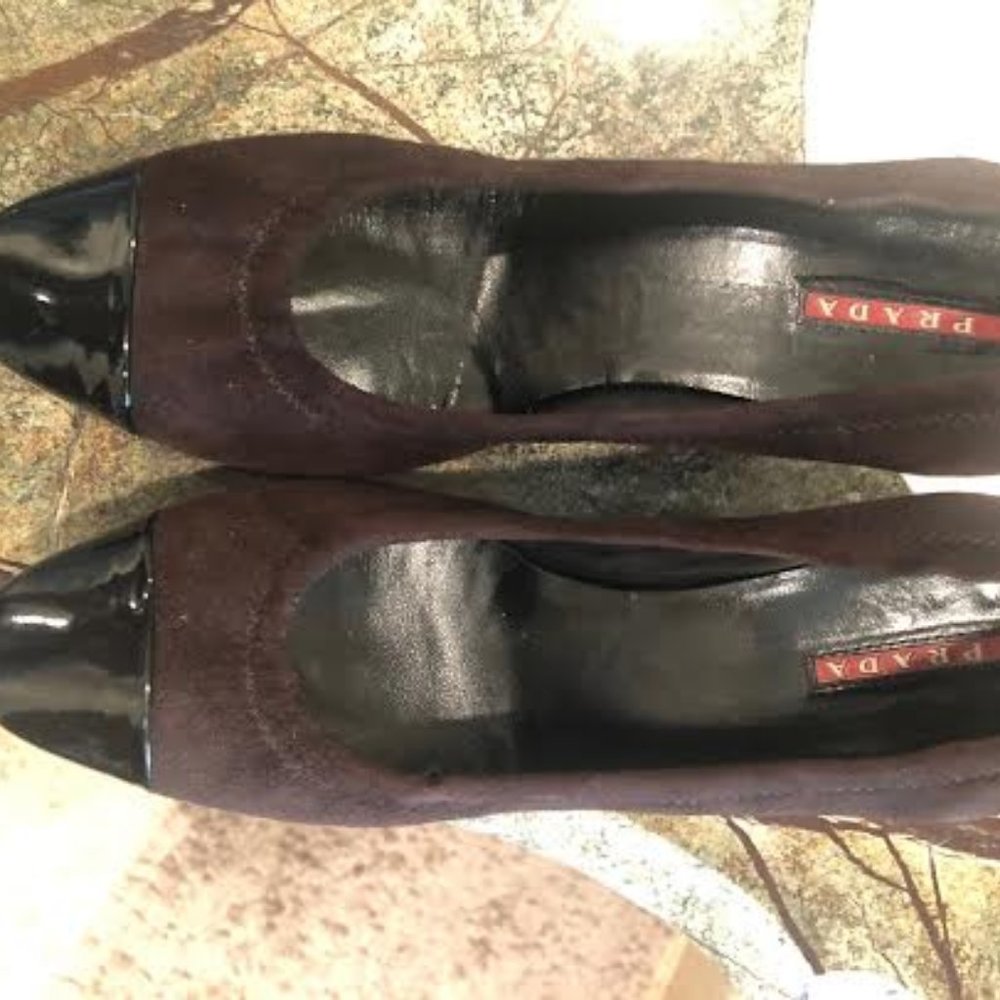 Prada Suede Heels